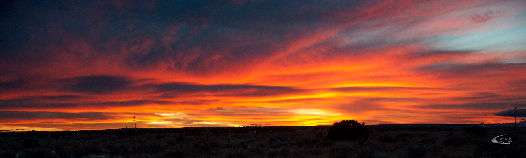 Sunset Panorama - Roosevelt Utah - Picture - Kert Kley