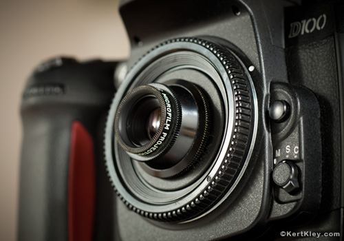  50mm f/4.5 Wollensak Microfilm Projection Lens on Nikon D100